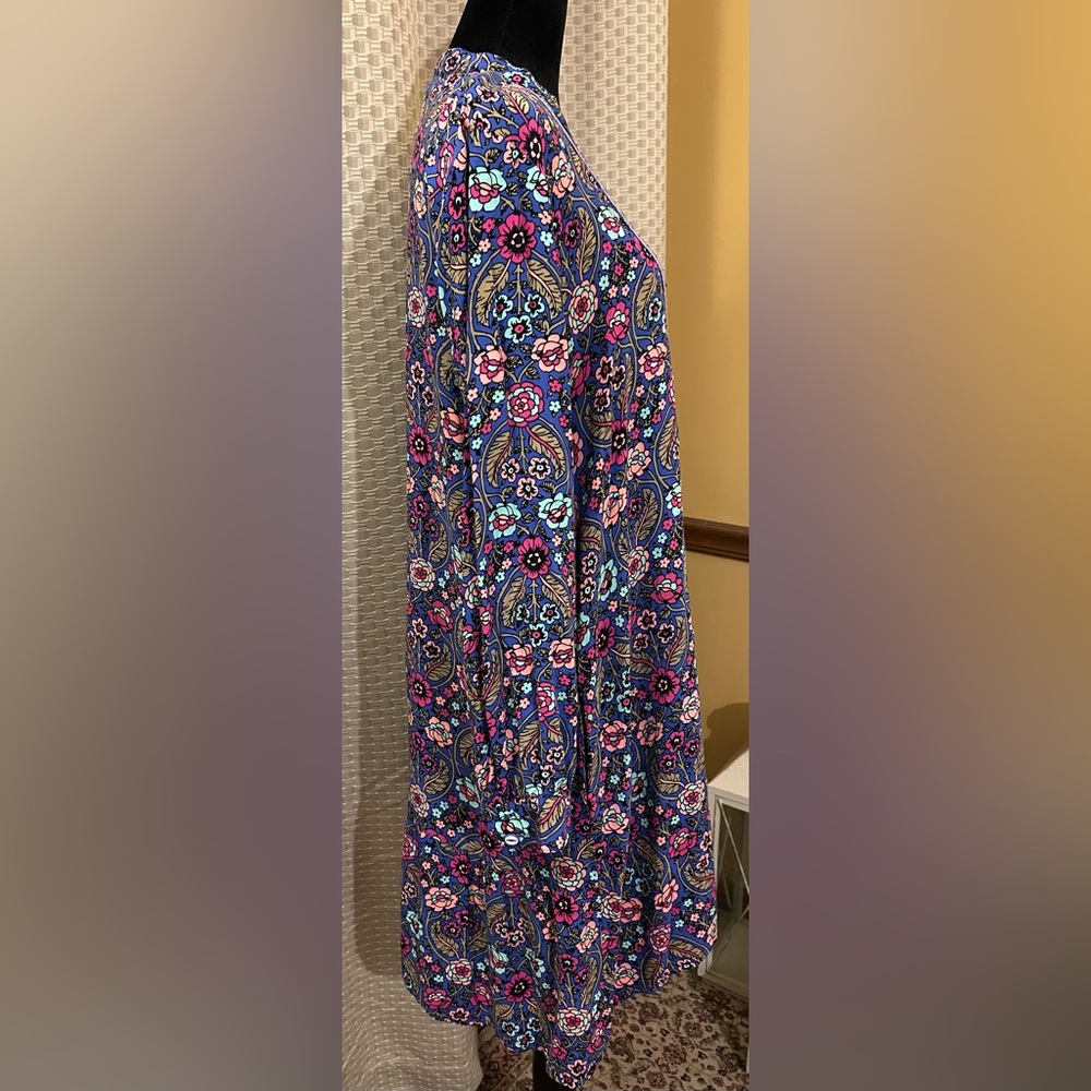 NWOT. Matilda Jane Thoughts & Dreams Floral Patterned Blue Dress - Picture 5 of 6